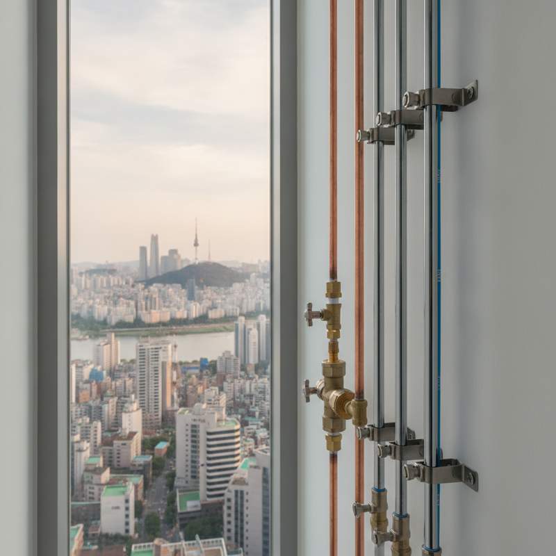 배관 수리 완료 이미지